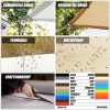 ColourTree 16' x 16' x 22.6' Beige Sun Shade Sail Right Triangle CTSLRT16 - Canopy Mesh Fabric UV Block UPF50 - Commercial Heavy Duty - 190 GSM - 3 Years Warranty (We Make Custom Size) - Image 4