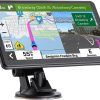 GPS Navigator for Car Truck RV, 7-inch High-Definition Touch Screen，2024 Maps (Free Lifetime Updates), Support Voice Turn Direction Guidance/Speed and Red Light Warning/Custom Truck Routing