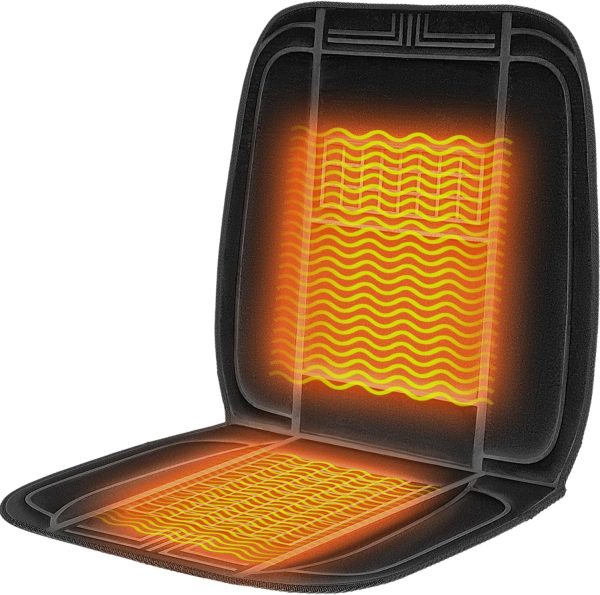 Heated Seat Cover with Fast&Constant Heat, 22'' Wide Larger Chair Pad for Cold Days